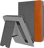 Vista 16 de Fintie Funda con soporte para Kindle de 6 pulgadas (11ª generación-versión 2024/2022), funda de piel sintética con ranura para tarjeta de Mármol