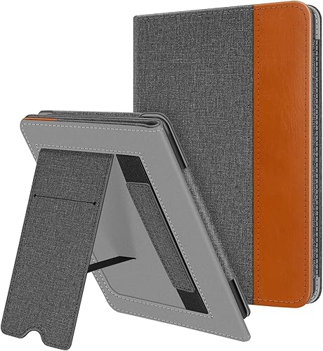 Miniatura 16 de Fintie Funda con soporte para Kindle de 6 pulgadas (11ª generación-versión 2024/2022), funda de piel sintética con ranura para tarjeta de Mármol