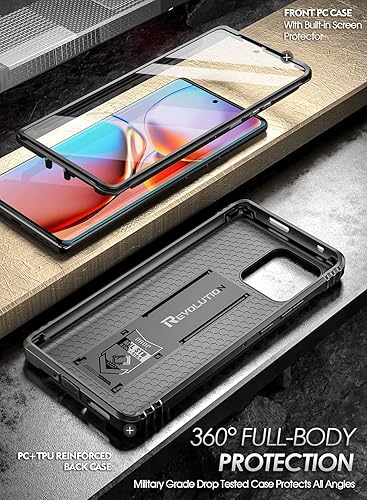 Miniatura 2 de Poetic Revolution - Funda para Motorola Moto Edge Plus 5G 2023 no para la versión 2022, probada contra caídas de grado militar de 20 pies, cubierta