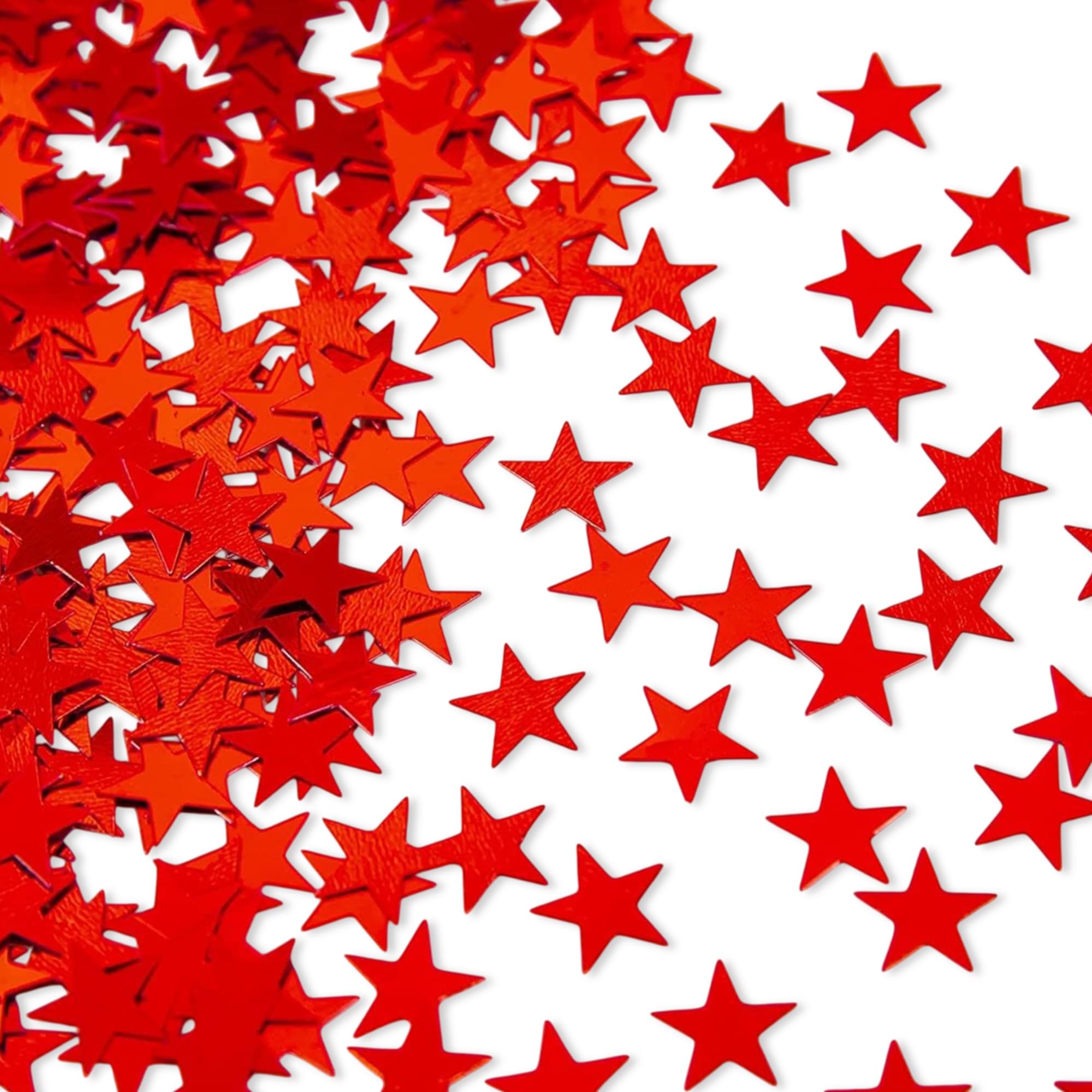 Shatchi Red 14 Gram Stars Table Scatter Confetti Birthday Wedding Anniversary Christmas Festive Party Decorations (Shatchi)
