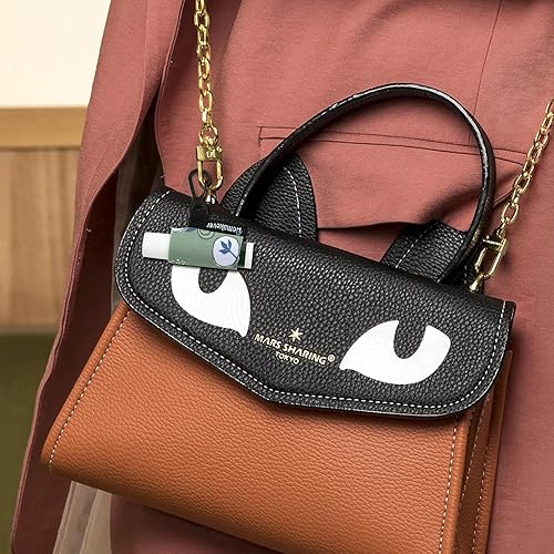 Miniatura 6 de Paquete de 6 soportes compactos con clip, clip de liberación premium, funda de neopreno, bálsamo labial con clip, se adapta a la mayoría de los