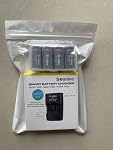 CR123A Rechargeable Battery 4 pcs + Charger Set 3.0V (3.2V)