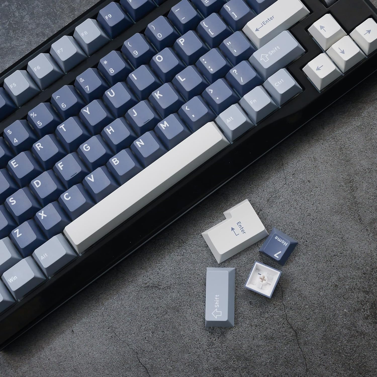 KPREPUBLIC Ghost Judges Fishing Colorway Cherry PBT Doubleshot keycap for mx Keyboard 60 65 87 104 gh60 xd64 xd68 bm60 bm65 (GJ Fishing Keycap x1)