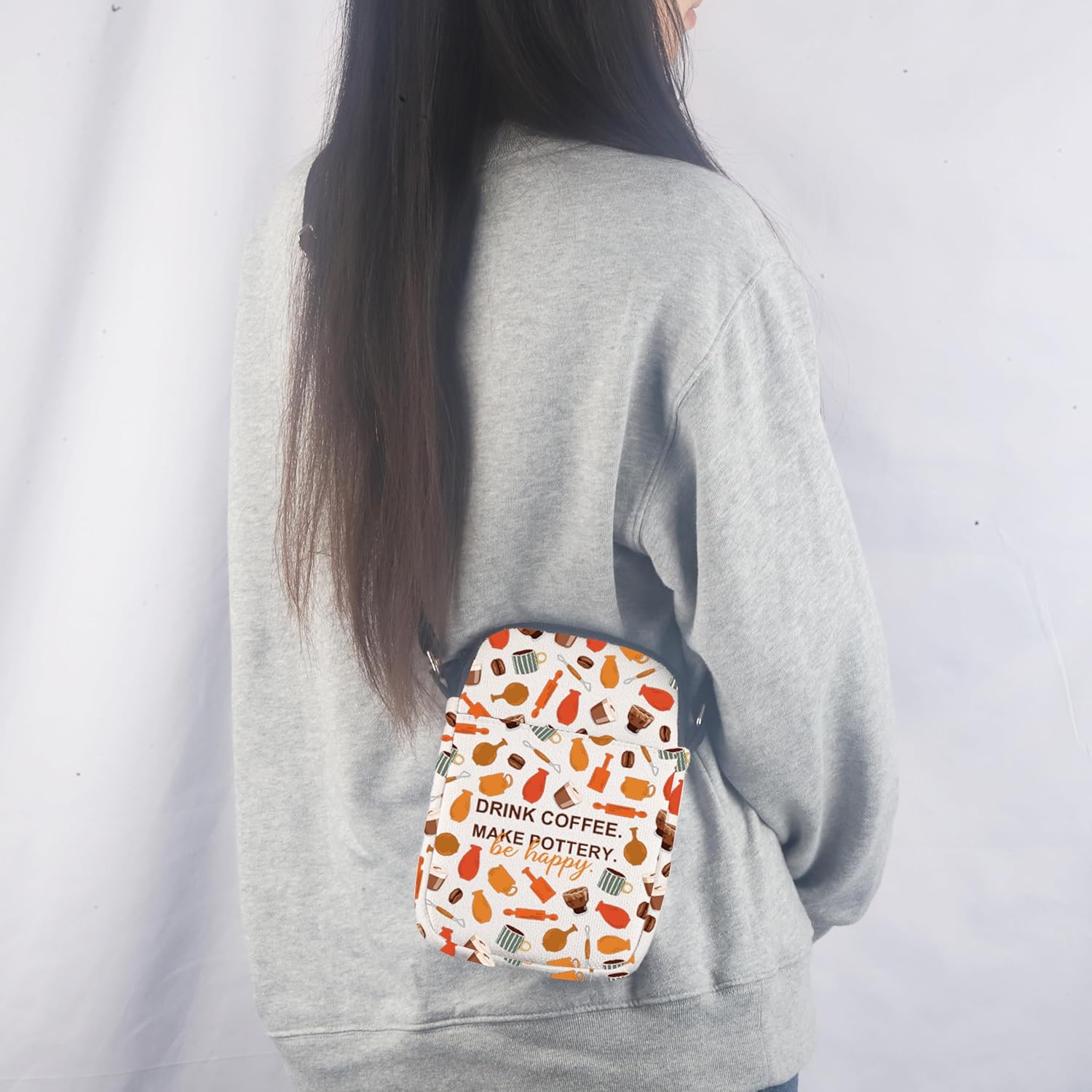 Ceramic Maker Gift Pottery Lover Gift Pottery Ceramic Crossbody Bag for Pottery Maker Clay Artist - Image 5