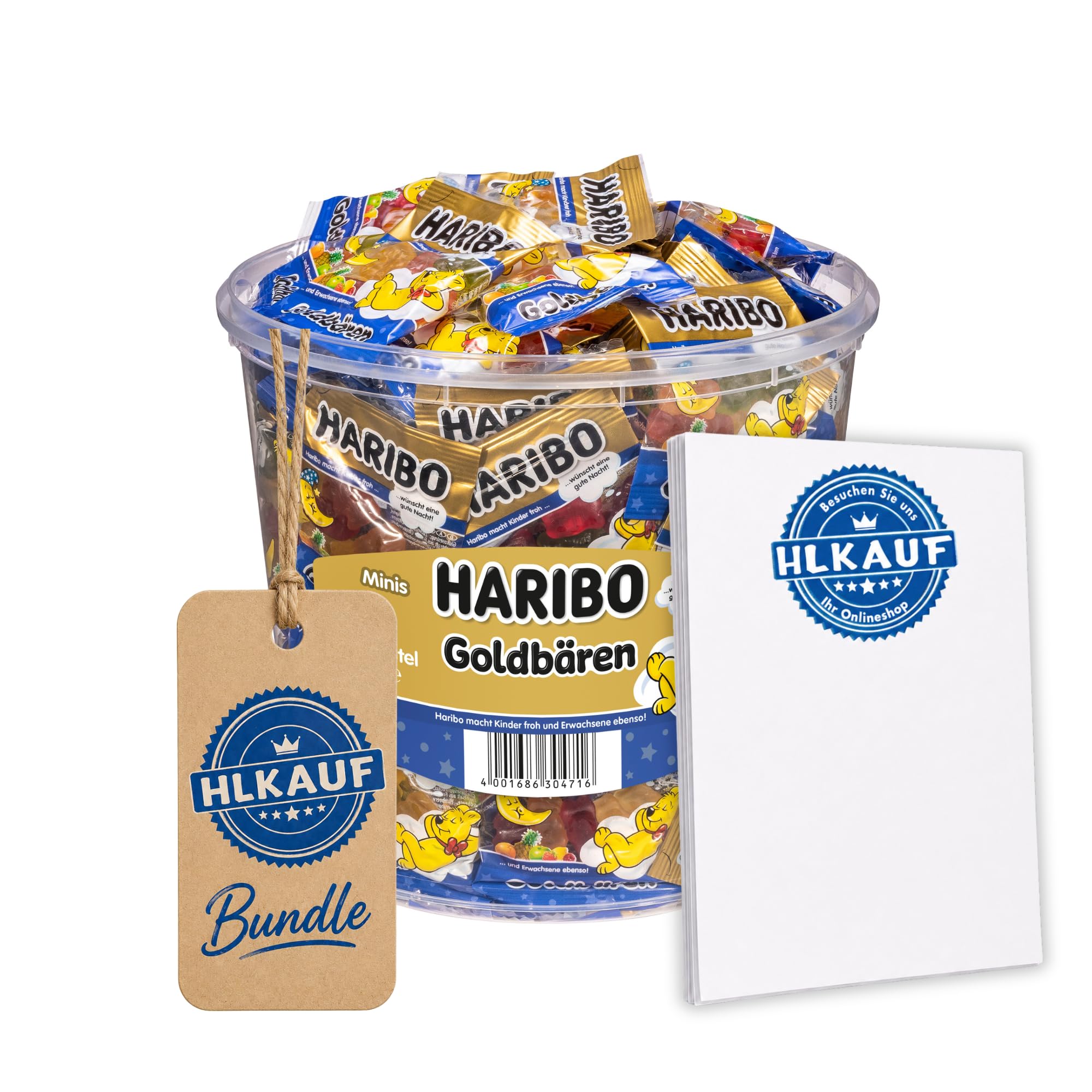 H A R I B O Gute Nacht Minibeutel Goldbären Dosen ideal für Pension Hotel Gastronomie Messe Sonderverkauf MHD 04/2027 (4)