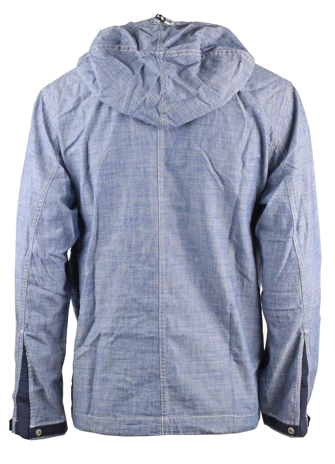 chambray pw hooded jacket