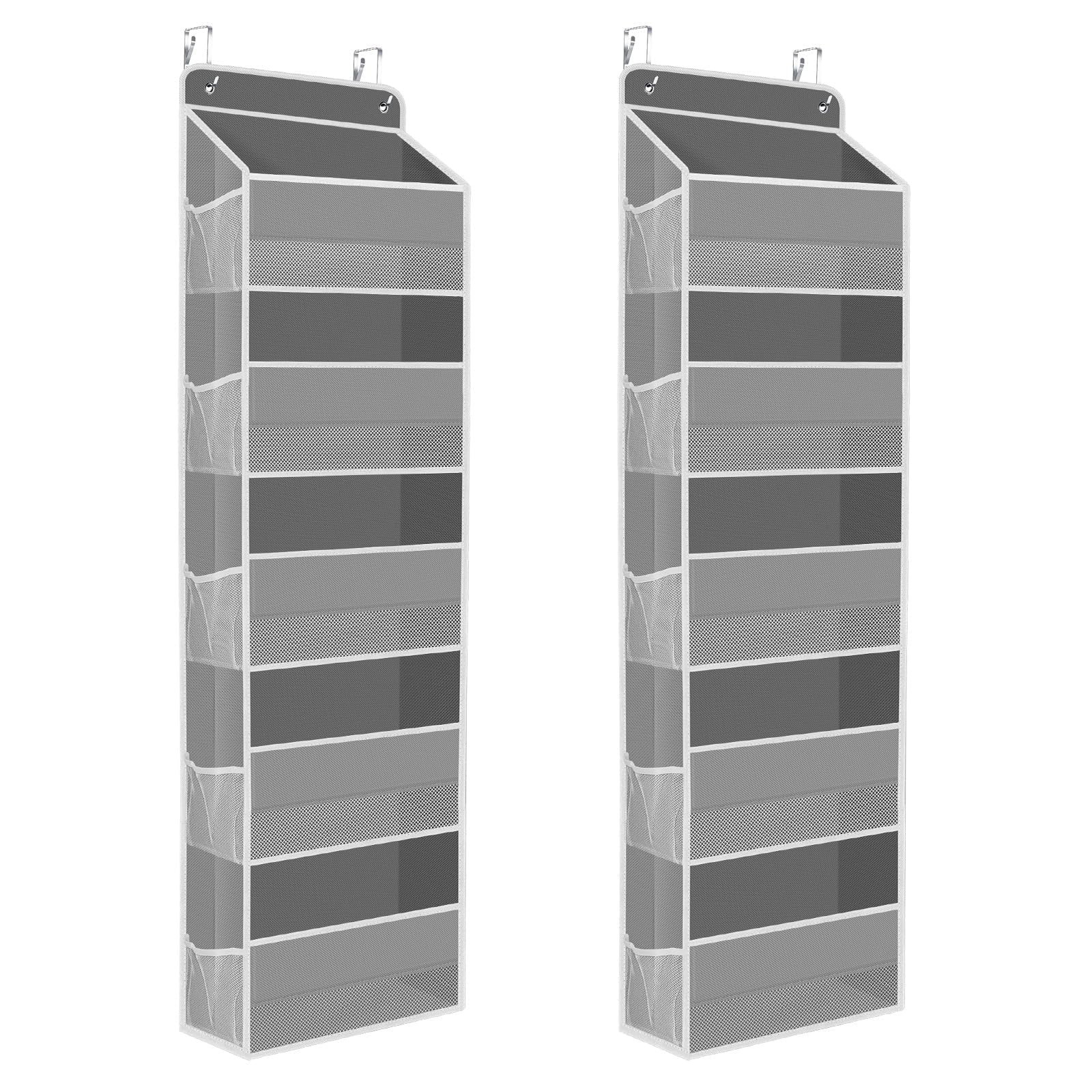 2 Pcs Over The Door Organizer Large Capacity Hanging Storage Room Organizer