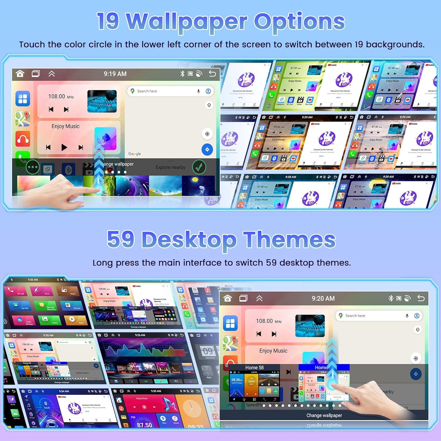 [8 Core 4+64G] Android Radio for Honda CRV 2002-2006, 9" 1280 * 720 Touch Screen for CRV Car Stereo with Carplay Android Auto, 32EQ, Bluetooth5.0, 5G WiFi, GPS Navigation, DSP, Backup Camera