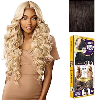 Butta 360 Lace Wig - Unit 10 Wider Parting 360 Degree Lace Glueless Synthetic Preplucked Hairline (2 DARKBROWN)
