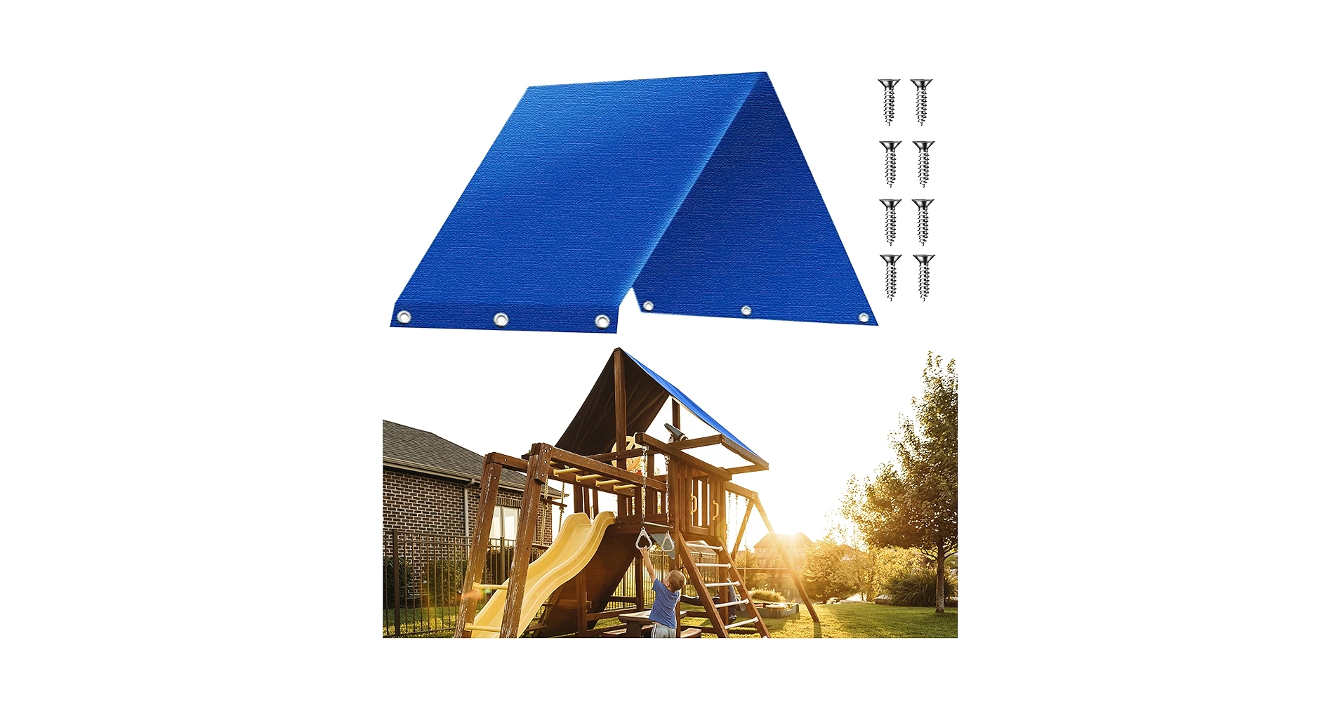 Amazon.com: Playground Swing Replacement Canopy, Outdoor