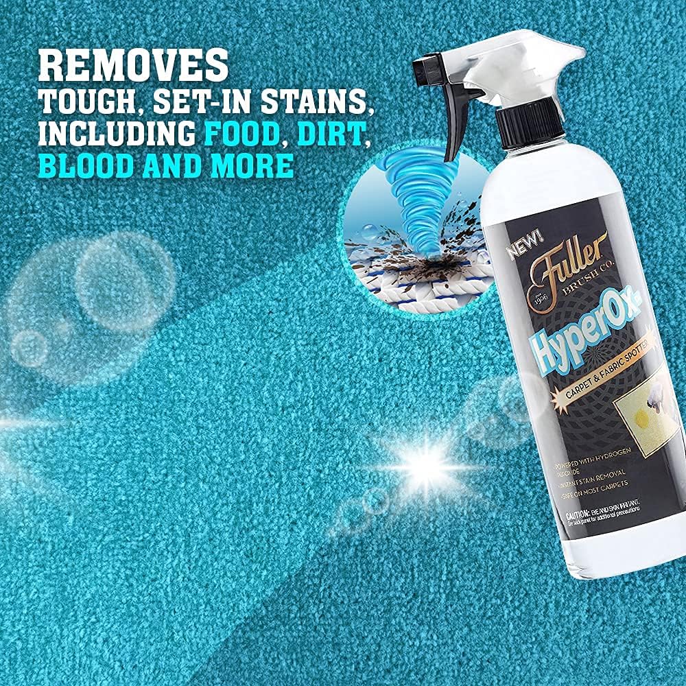 Fuller Brush Stain & Spot Remover Kit with HyperOx Cleaner and Brush