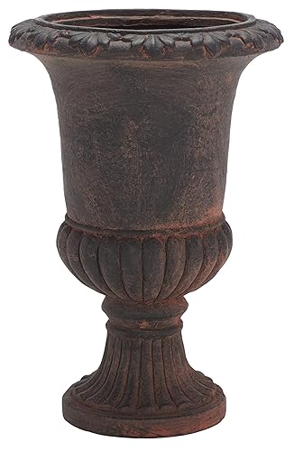 Outdoor Collection Paul Traditional Brown Planter (Fully Assembled)