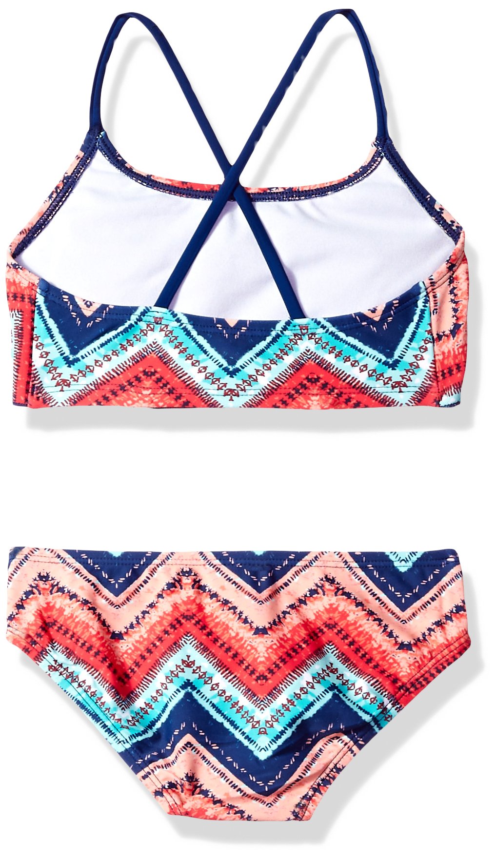 Kanu Surf Girls' Karlie Flounce Bikini Beach Sport 2-Piece Swimsuit