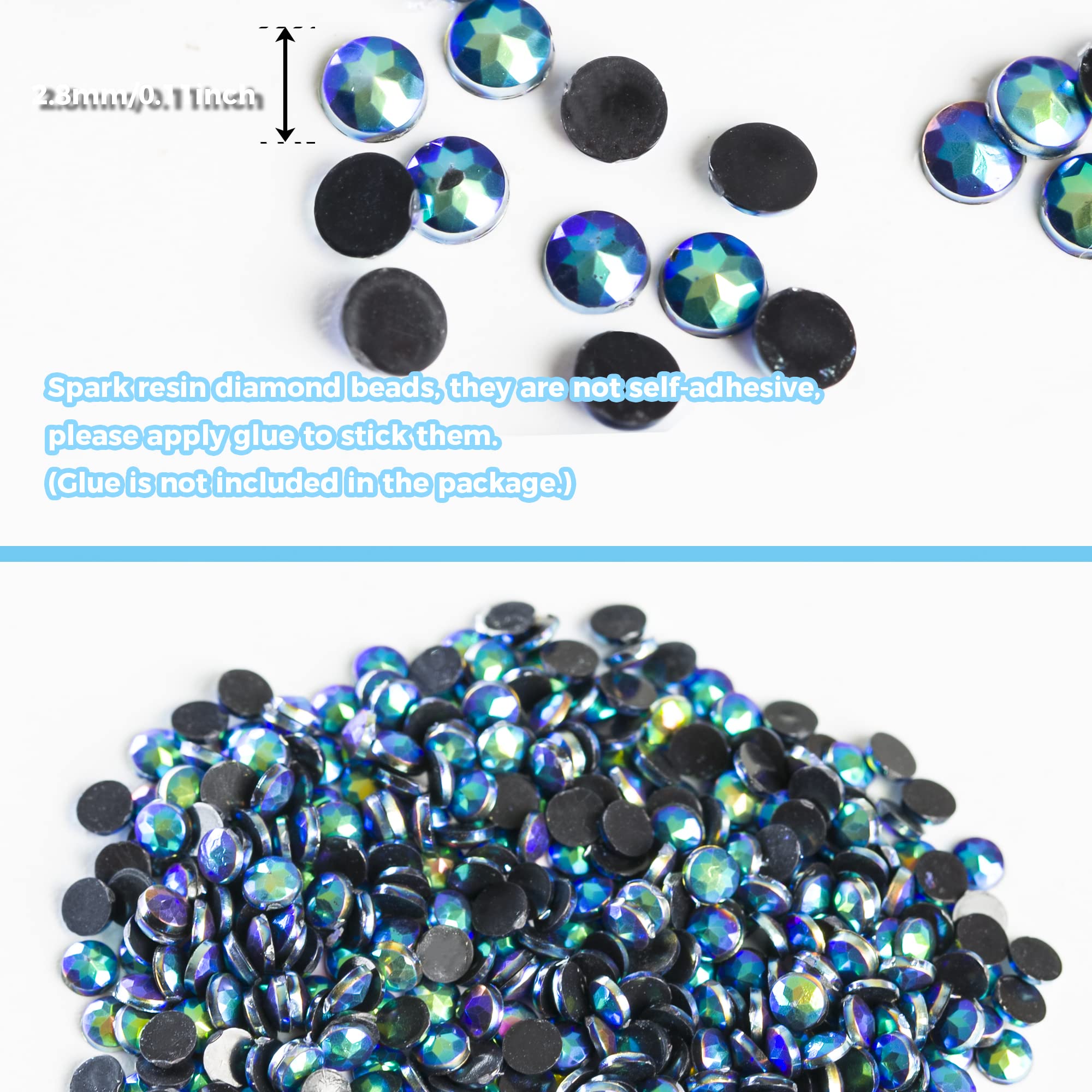 DMC カラーズ 青 ラインストーン