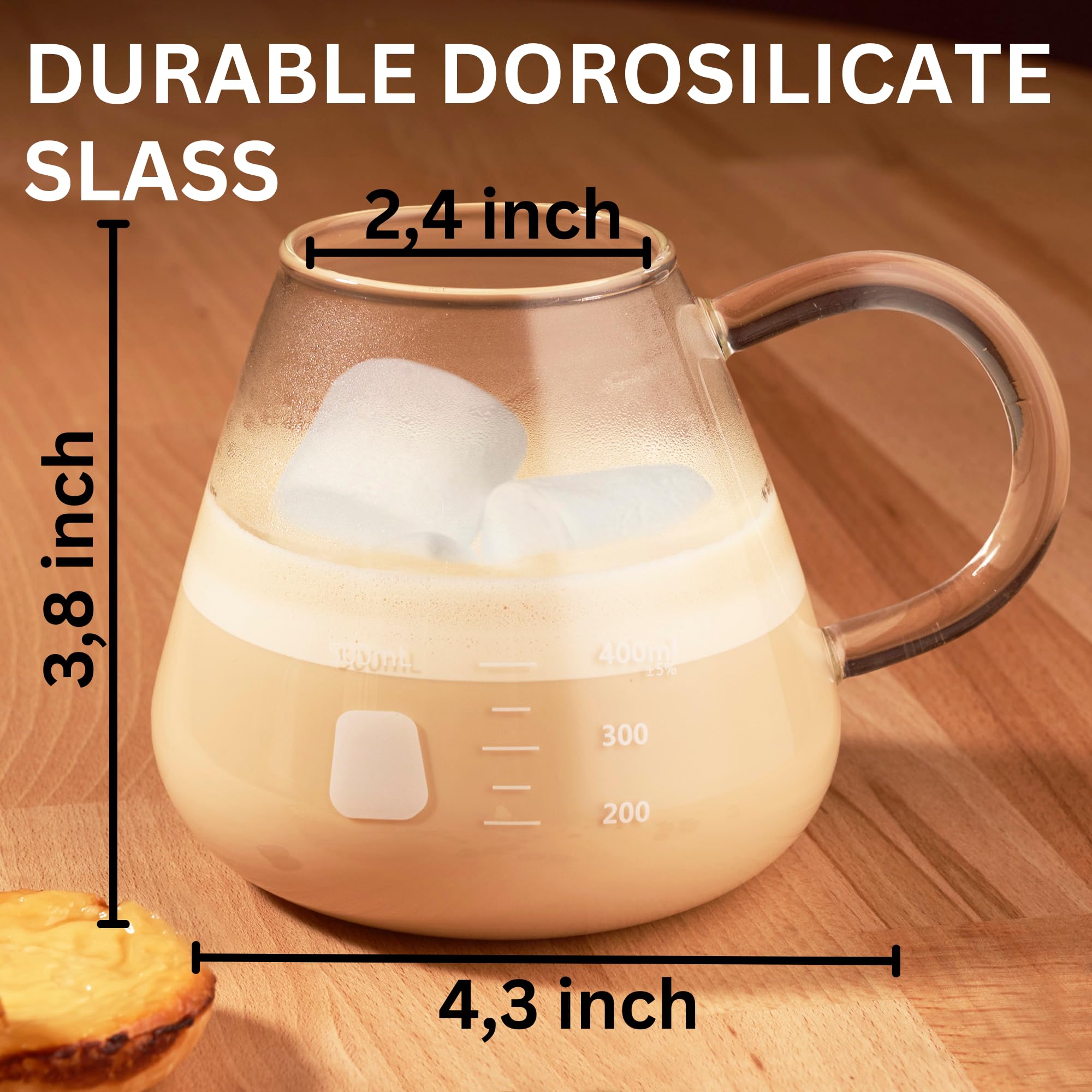 Taza de cafeína (taza Erlenmeyer)
