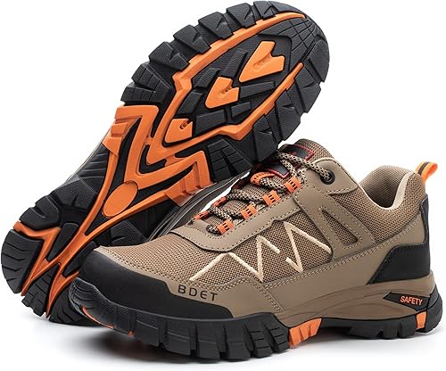 Steel Toe Sneakers Comfortable Safety Shoes for Men Steel Toe Shoes for Women Non Slip Construction Work Shoes