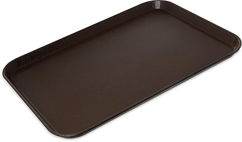 Miniatura 7 de Carlisle FoodService Products 2015GR2004 Griptite 2 - Bandeja rectangular para servir, 20 x 15 pulgadas, color negro (paquete de 12) Negro