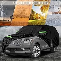 Vista 5 de Funda impermeable de repuesto para Ford Expedition EL/MAX y Lincoln Navigator L 2007-2025, 6 capas para todo tipo de clima, con puerta