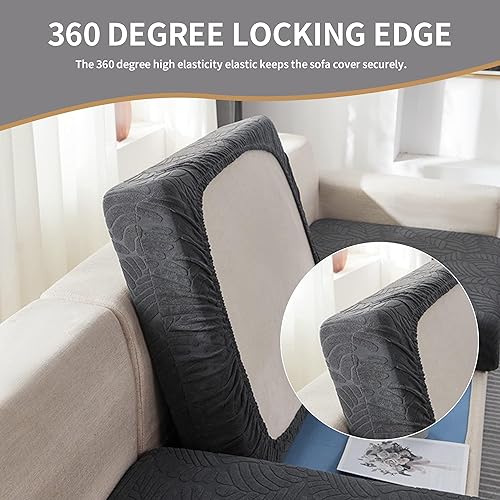 Miniatura 3 de Ckedes Fundas de cojín para comedor de autocaravana, fundas elásticas con estampado, fundas de cojín de repuesto antideslizantes para sofá para