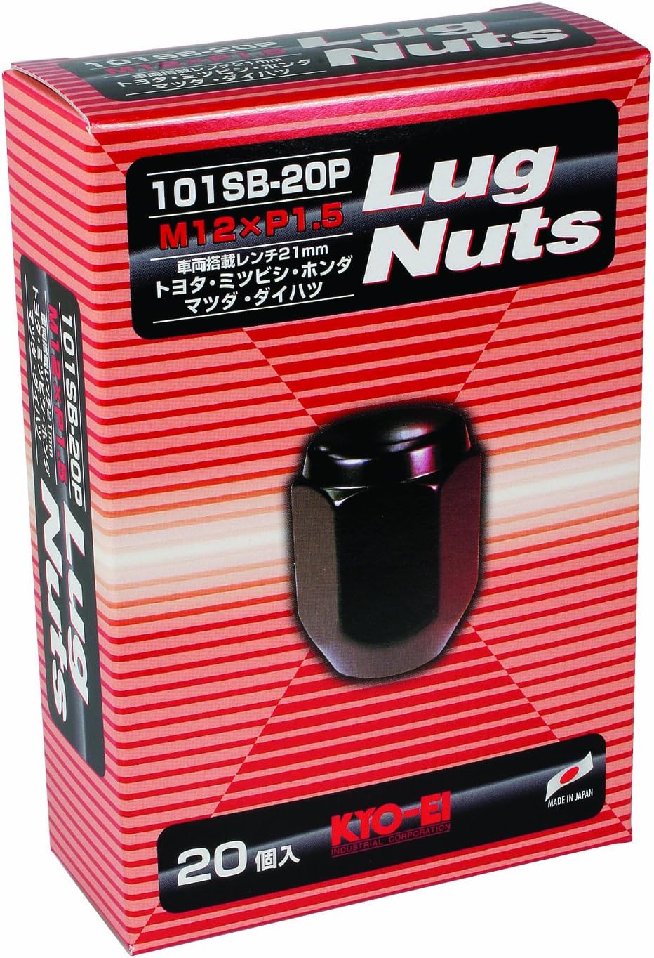 【セット買い】KYO-EI [ 協永産業 ] Bull Lock [ 袋タイプ 21HEX ] M12 x P1.5 [ 個数：4P