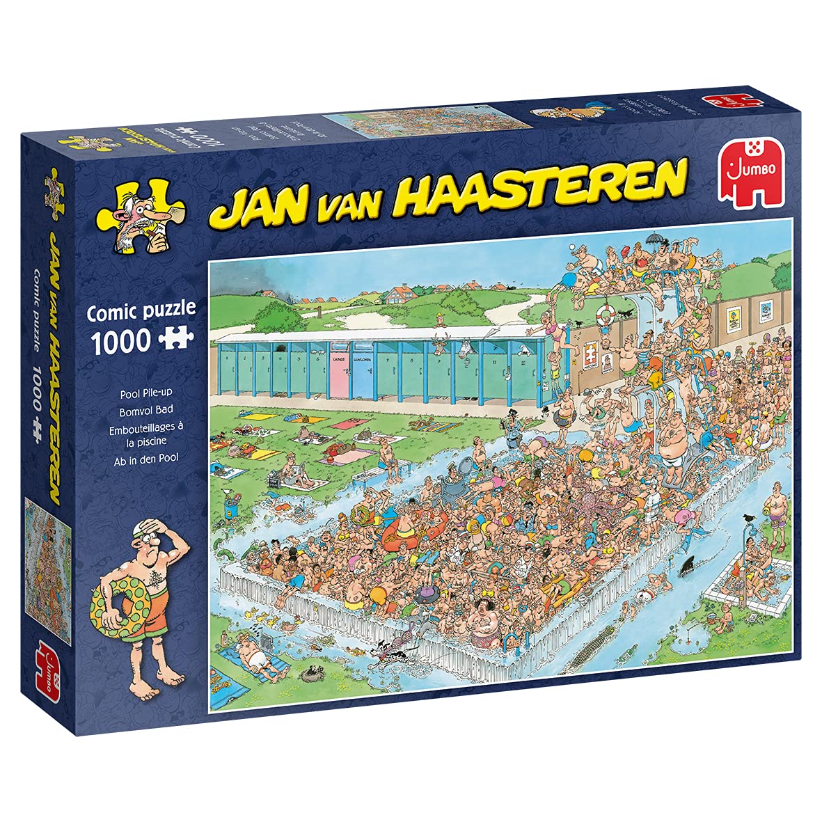 Jan Van Haasteren Puzzle-Set – 2 X 1000 Teile „DIY Shop & Renovierung“ | Comic-Puzzle Für Erwachsene