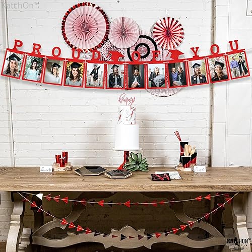 Vista 122 de KatchOn, Cartel de fotos de graduación verde 2025 – grande, 10 pies, pancarta de graduación 2025 Decoraciones de fiesta de graduación 2025