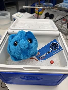 GIANTmicrobes Common Cold Plush, Pediatrician Gifts, School Nurse Gifts, Cold Care Package, Present for Sick Friend, Funny Doctor Gift, Biology Gift