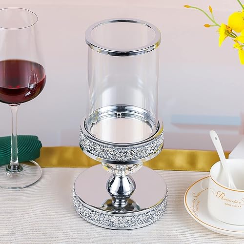 Miniatura 6 de Portavelas para velas de pilar, portavelas de pilar para bodas, mesa de comedor de café, Navidad, centros de mesa, decoración del hogar (1 bola de