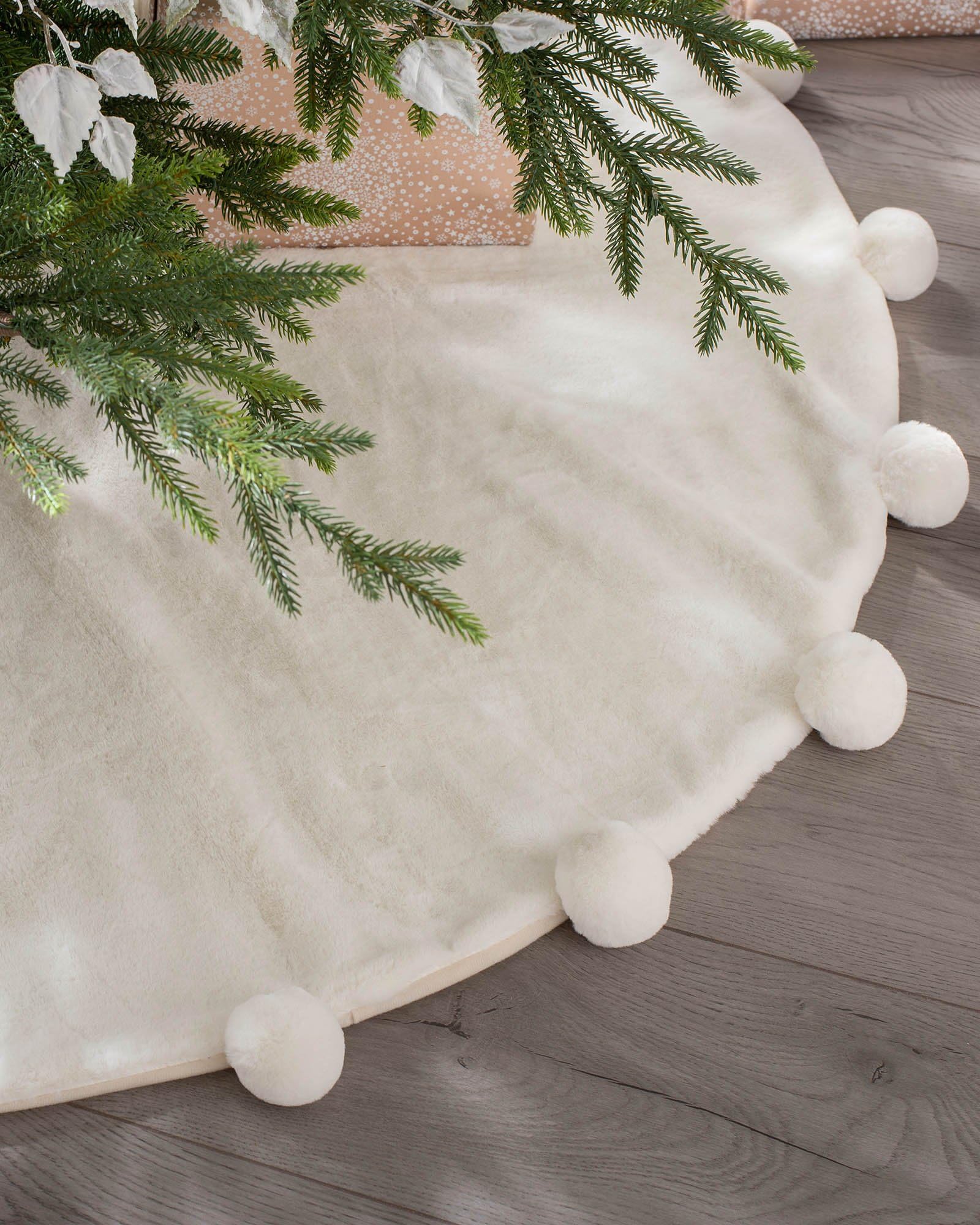 WeRChristmas Base per Albero, Crema, 122 cm