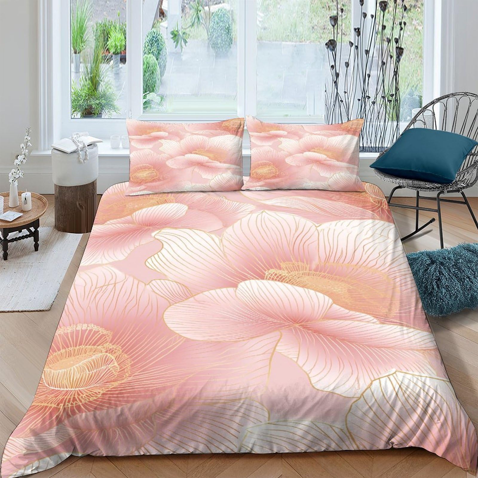 Housse de couette respirante en microfibre super douce 200x200cm