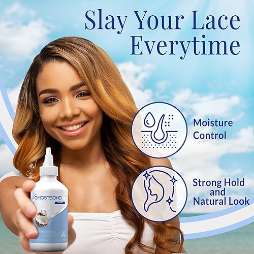 Miniatura 5 de GHOSTBOND XL Adhesivo de repuesto para cabello, 1.3 onzas, pegamento invisible para peluca control de humedad extra, resistente al agua y al aceite,