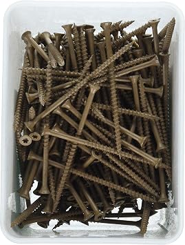 Deck Plus Wood Screws Bundle - 3-1/2 x #10 Tan 5lb & 4 x #10 Brown 5lb
