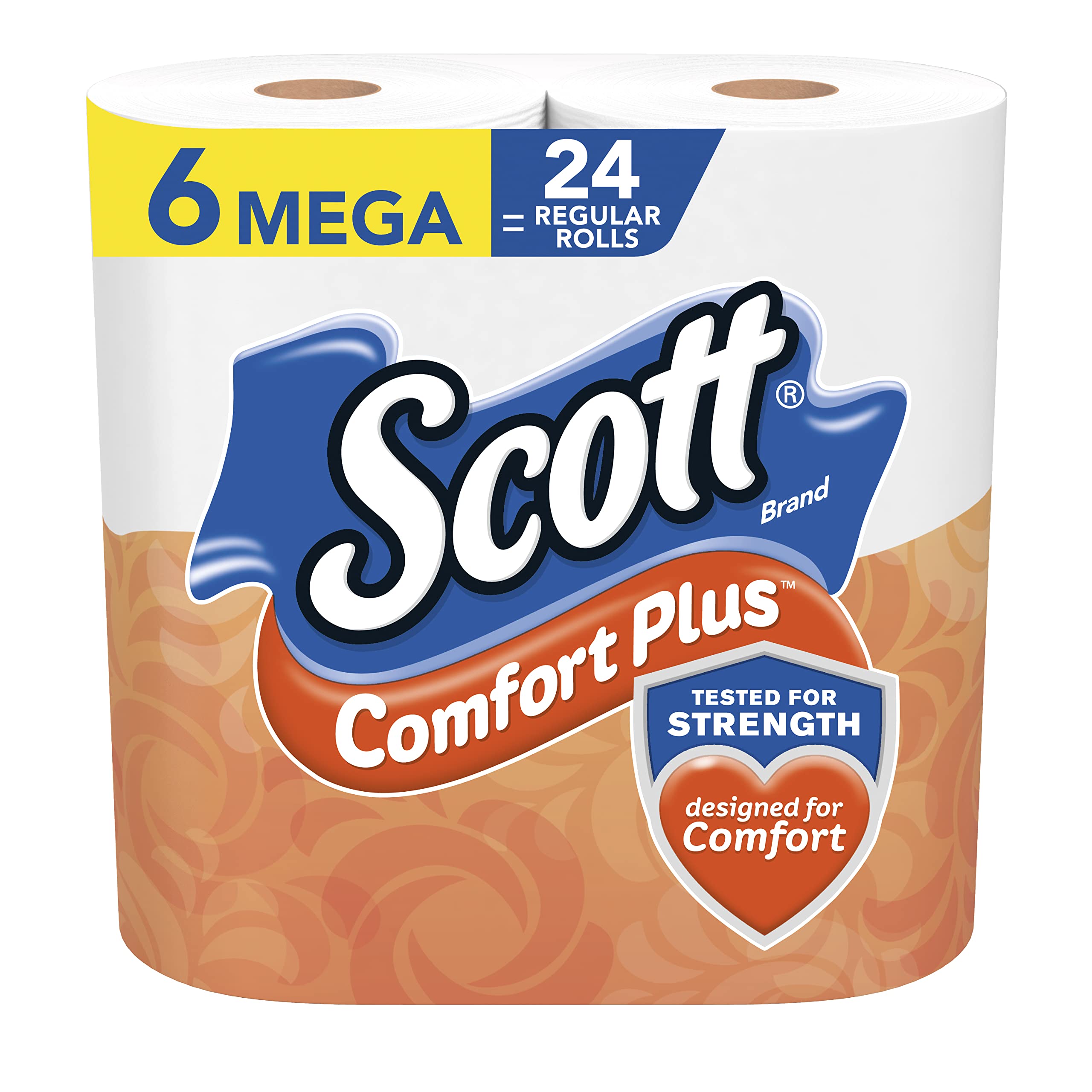 Scott Comfortplus Toilet Paper, Double Roll, Bath Tissue, 18 Count — view 48