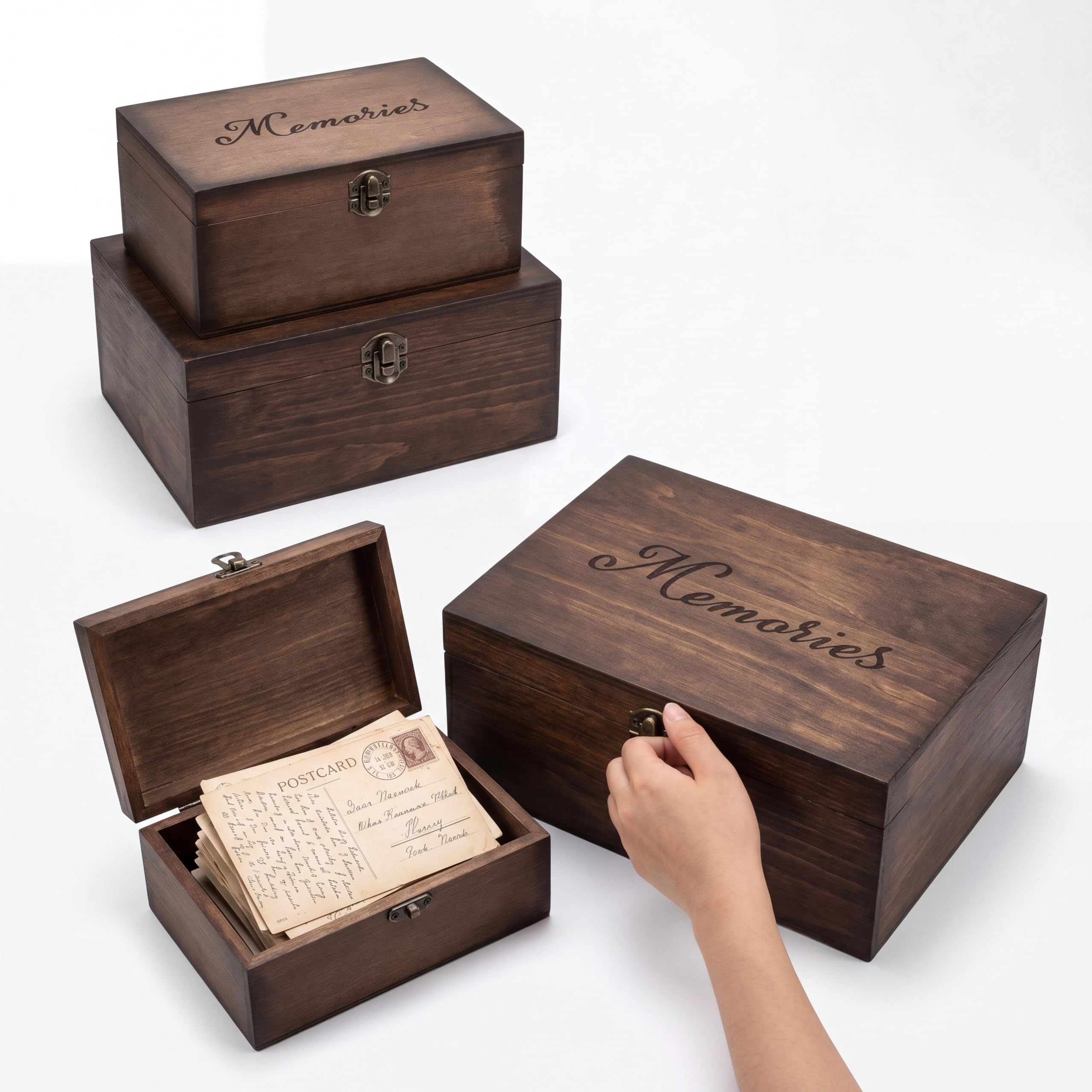 Boîtes à souvenirs en bois pour la perte de cendres d'un être cher ou animaux de compagnie