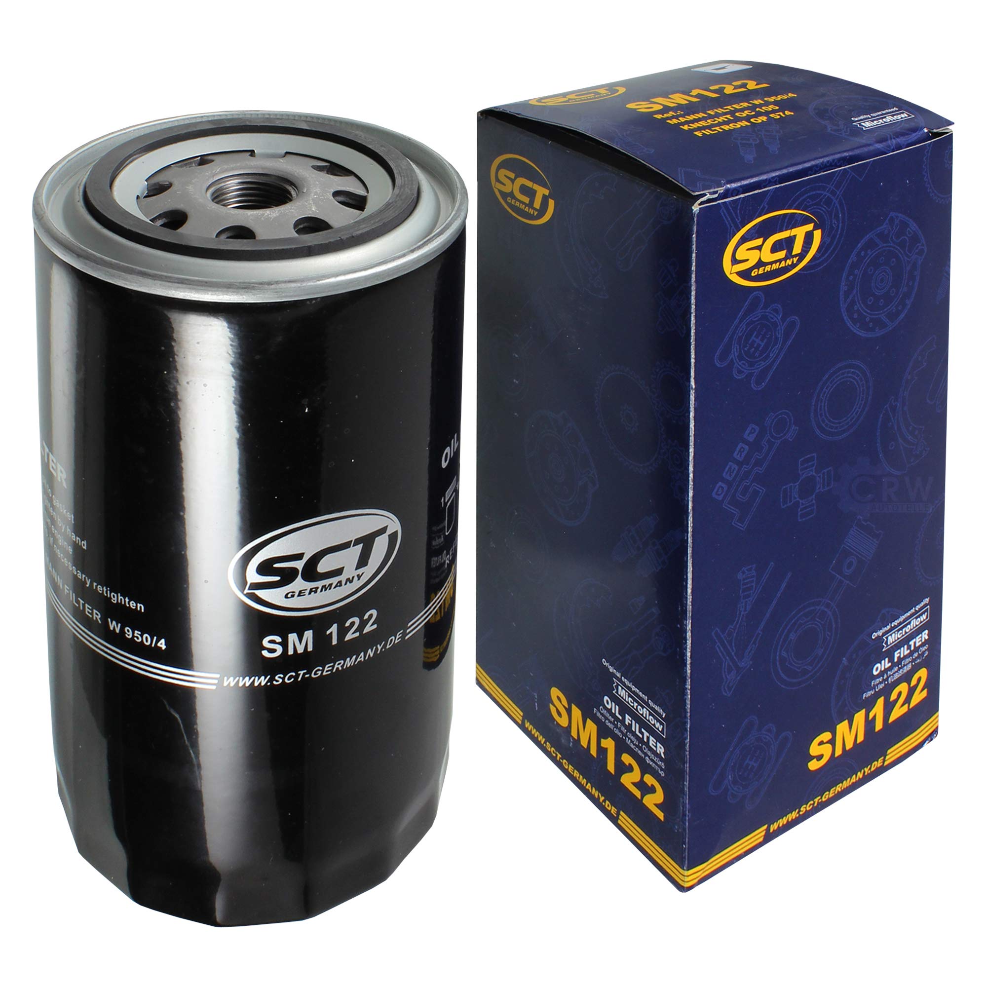 Juego de filtros de inspección 8 litros de aceite de motor de marcha suave 10W-40 SCT Germany