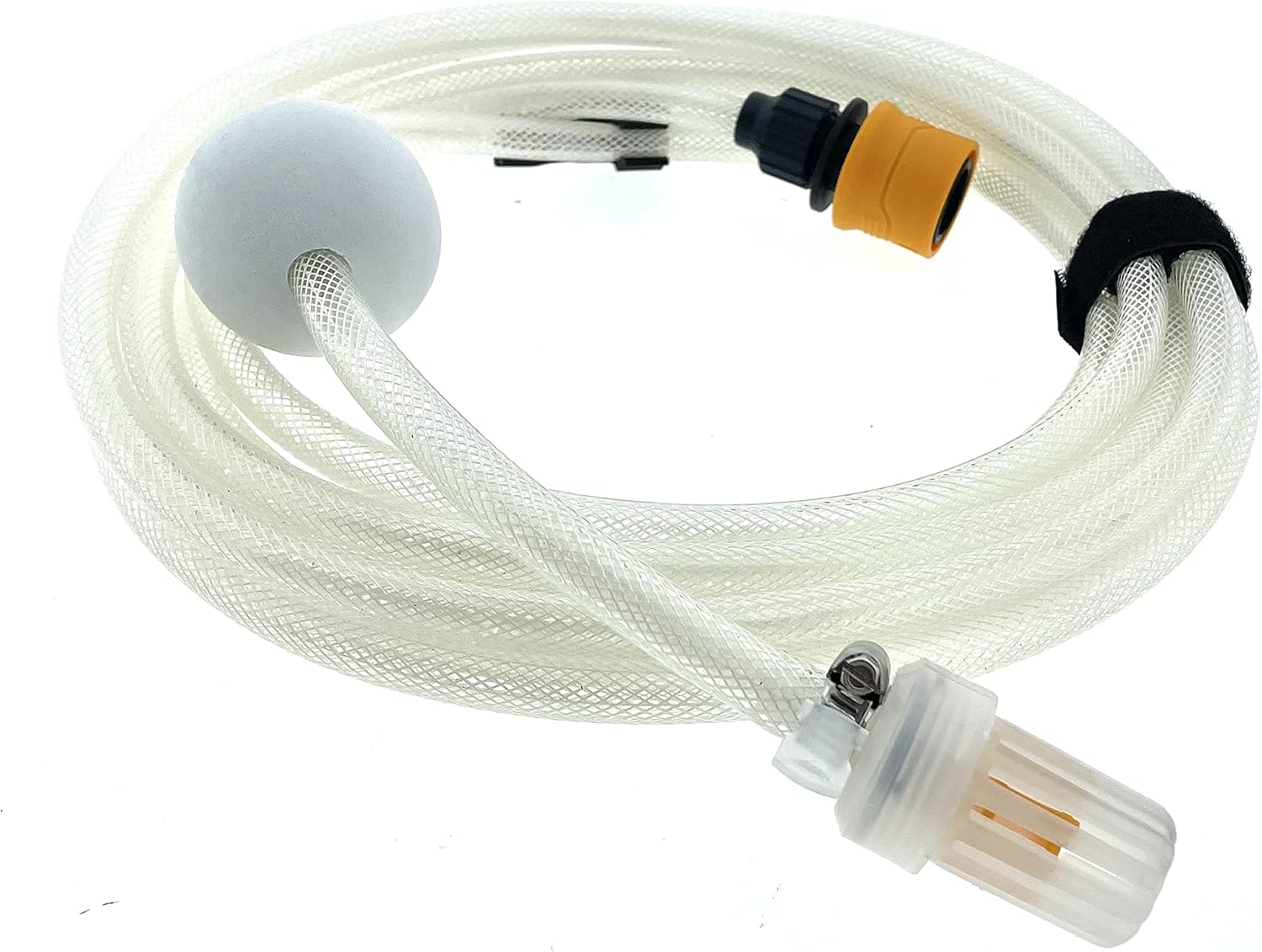 Accessories for Ferrex High-Pressure Cleaner including hose, filter, and quick connector