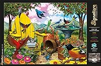 Vista 5 de Buffalo Games - Hidden Birds - Rompecabezas de 1000 piezas