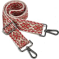 Vista 23 de Correa para bolso con herrajes dorados de repuesto, correa para bolso cruzado, correa ancha ajustable para colgar al hombro