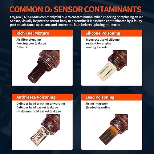 Miniatura 6 de HiSport 56028994AA Sensor de oxígeno O2 aguas arriba aguas abajo - Compatible con Dodge Charger Dakota Durango Jeep Commander Grand Cherokee