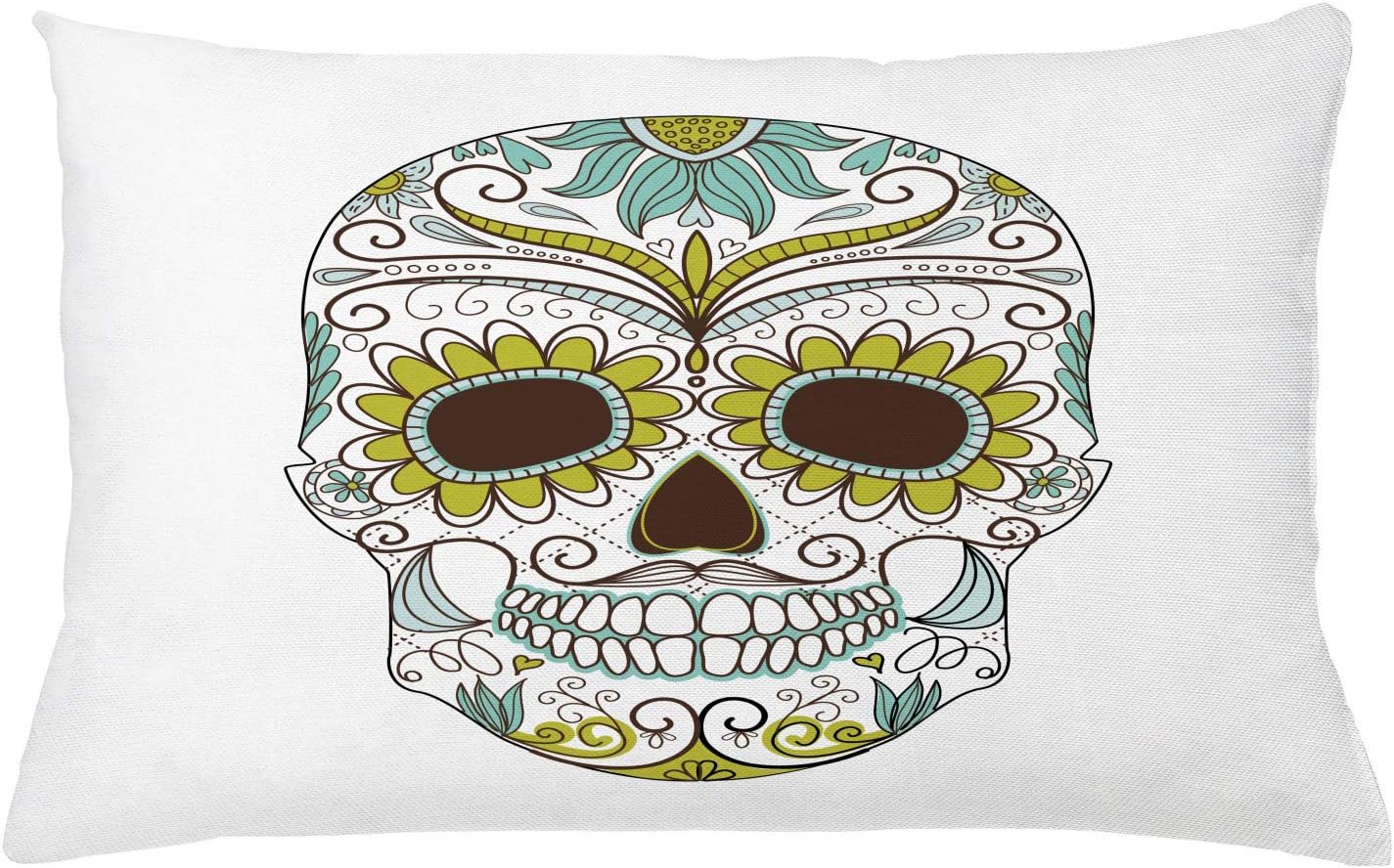sugar skull throw pillows