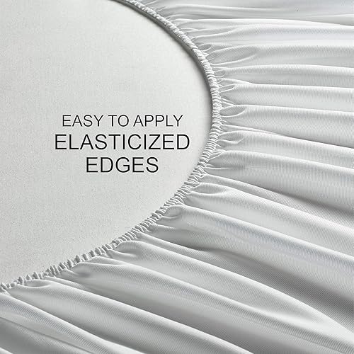 Miniatura 6 de Protector de colchón California King de Pure BAMBOO, impermeable, viscosa derivada de bambú, transpirable, sin ruido, protege contra la humedad,