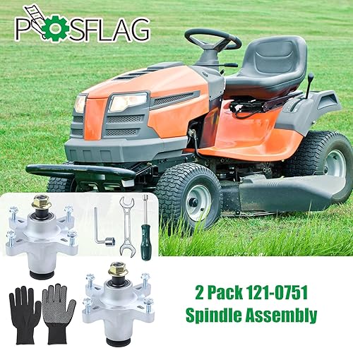 Miniatura 2 de Paquete de 2 conjuntos de husillo 139-3214 que sustituyen al conjunto de husillo Toro 121-0751, conjunto de husillo Toro 121-0751, husillo Toro