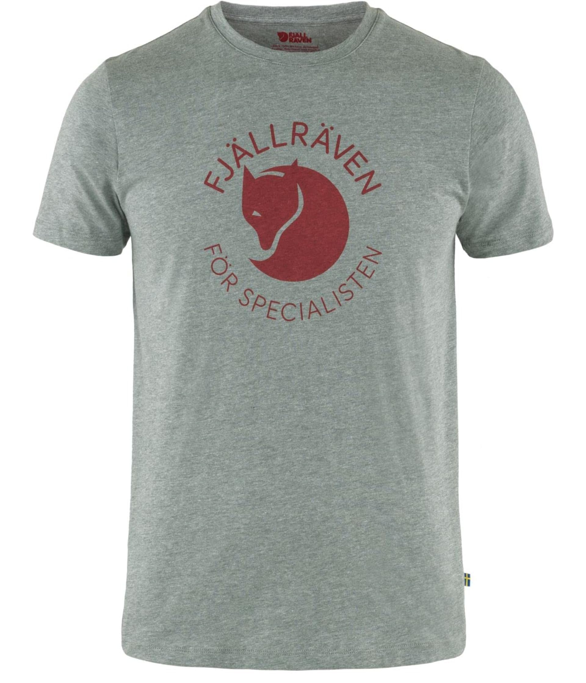 Fjällräven Logo T-Shirt | Mischung aus Bio-Baumwolle und recyceltem Polyester. Rundhalsausschnitt. Logo-Print vorne.