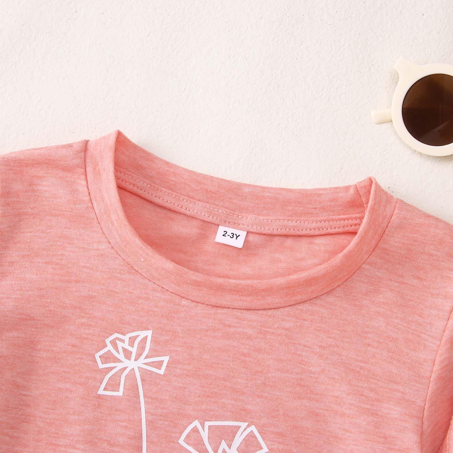 Raising A Wildflower Mommy and Me Shirts Cute Floral Graphic T-Shirt Mom and Daughter Outfits Summer Short Sleeve Tees - Image 5