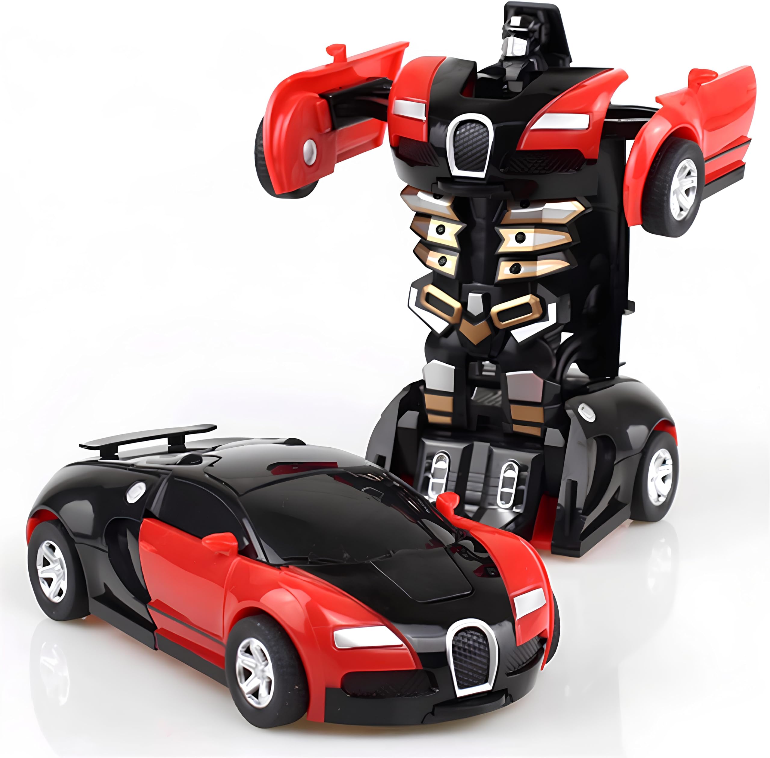 CAMBLY Transformer Robot Car with Sound, Light and Sensing Tech. - Large, 360 Rotation | Battery Operated Converting Car to Robot, Robot to Car Automatically | Multicolor | (B0CSW6653W) Amazon Price History, Amazon Price Tracker