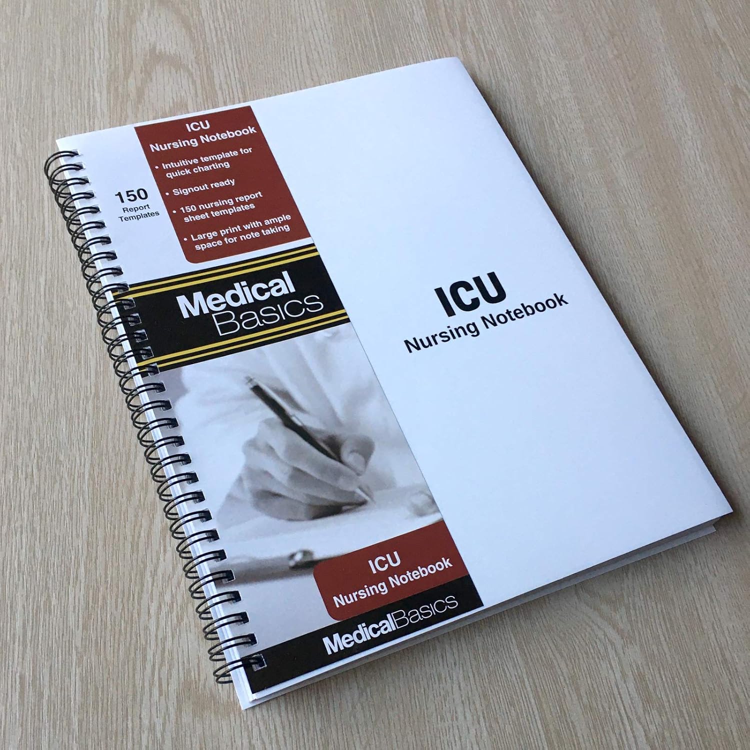 ICU Nursing Notebook - large print patient template notebook, quick charting for medical emergency note taking - Image 3