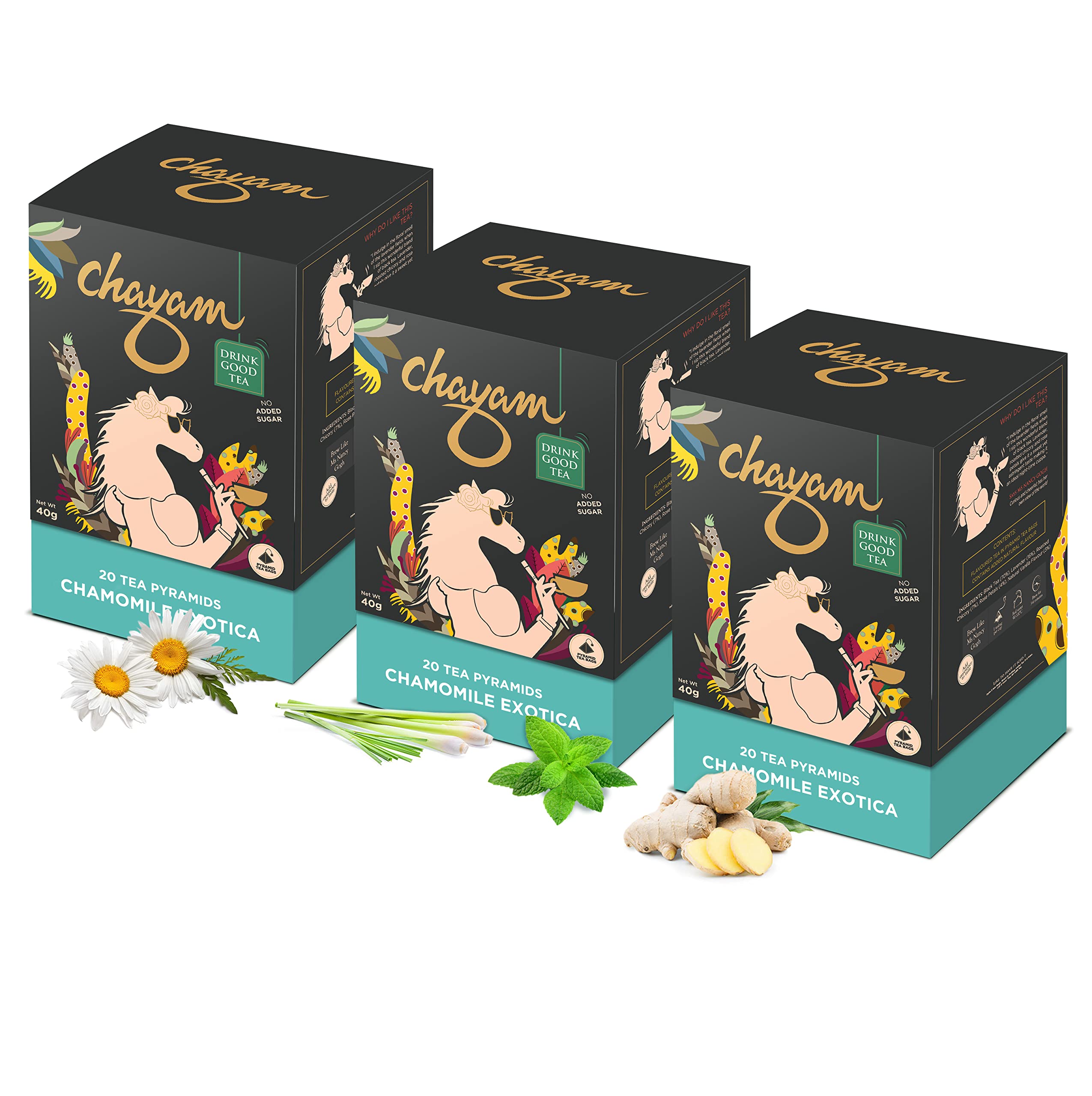 20 Tea Bags (Pack of 3) · Chamomile Exotica