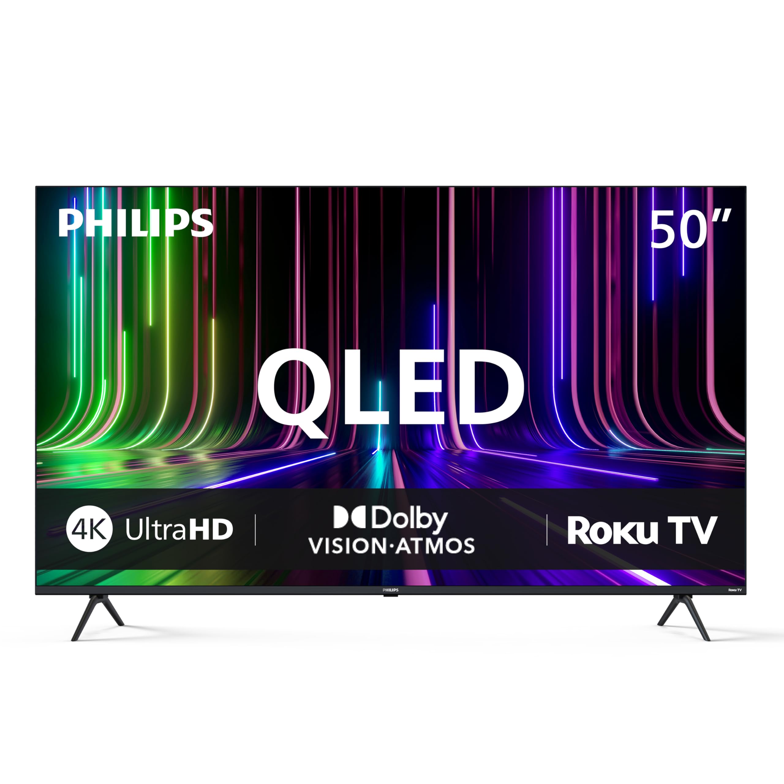 Philips 50PQL7676/F6 QLED Series 7600 50-Inch 4K UHD QLED Roku TV