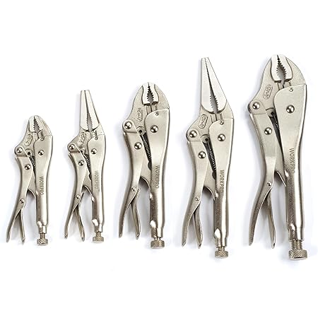 Lange Gripzangen 38cm | Chrom-Vanadium-Stahl | Verlängerte Reichweite Für Enge Räume | Robuste Klemmzange