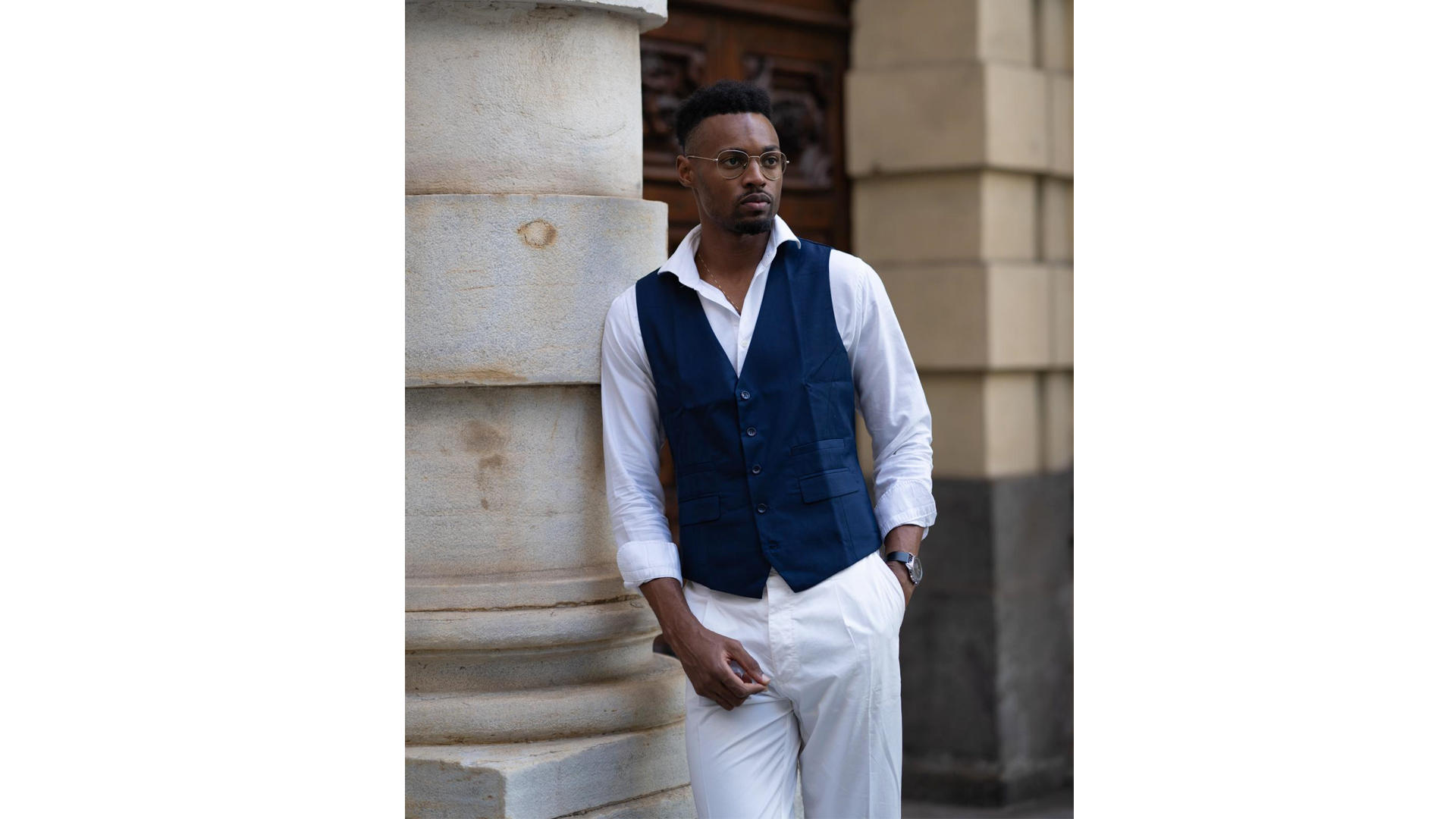 COOFANDY Mens Suit Vest Formal Dress Vest Slim Fit Buesiness Wedding (01-Navy Blue,Small)